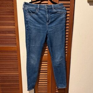 American Eagle Outfitters Dark Blue Skinny Jeans